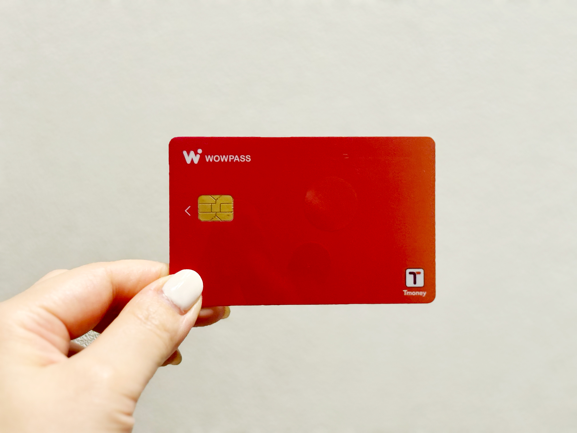 韓国 WOWPASS カード WOWPASS（ワオパス）キャッシュレス決済可能なプリペイドカード（韓国
