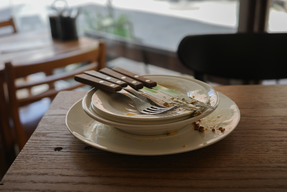 CAFÉ SINOLA 延禧店での食後の様子